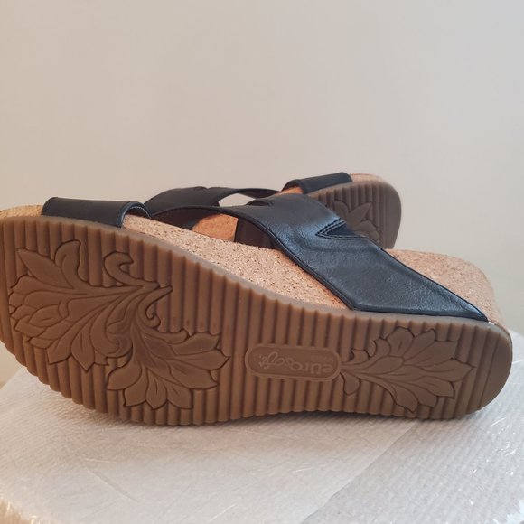 Euro Soft Black Emrie wedge women sandals Size 10M. - Picture 13 of 15